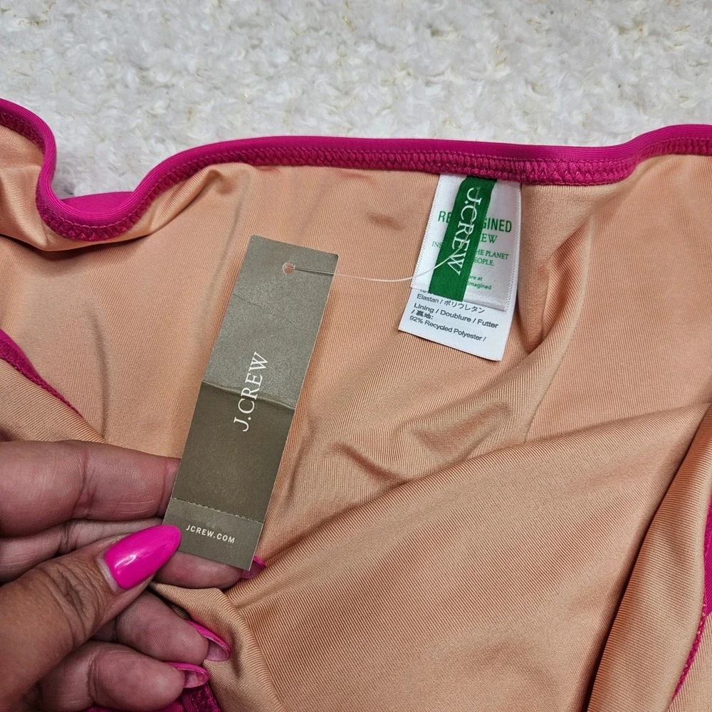 J. Crew Bow Tie Side Tie Full‎ Coverage Bikini Bottoms NWT sz 3x